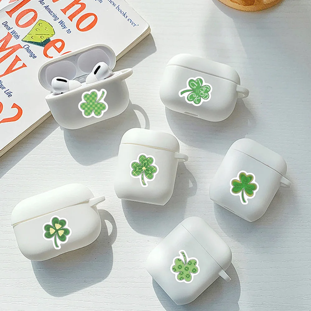 500 قطعة-لفة البرسيم عيد القديس باتريك ملصق الأسرة محظوظ شامروك الديكور ل لوح التزلج جراب هاتف محمول زجاجة ماء ملصق مائي