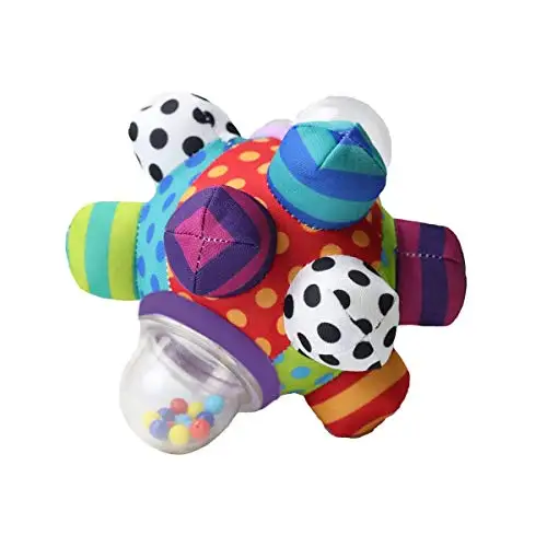 Baby Rattle Educational Toys Sensory Bumpy Ball Baby Cognitive Developmental Toy Newborn Handbell Rattles Toys For 0 24 Months