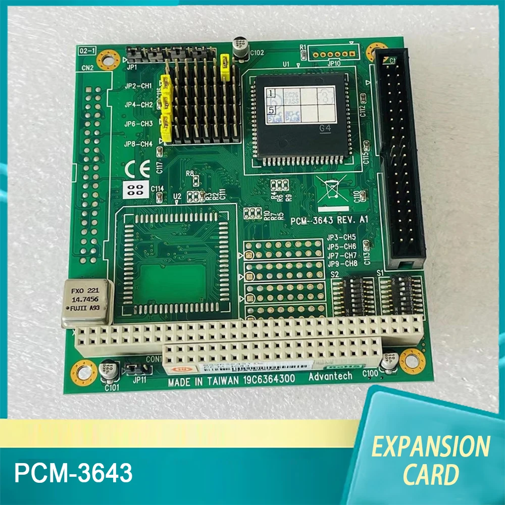 PCM-3643 REV A1 4-Port RS232 PC104 For Advantech Serial Port Card Expansion Card Communication Module