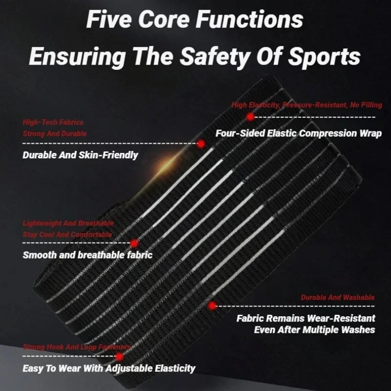 Adjustable Elastic Bandage Hand Sport Wristband Gym Support Wrist Brace Wrap Carpal Tunnel Sports Fitness Bracers Strap Stretchy