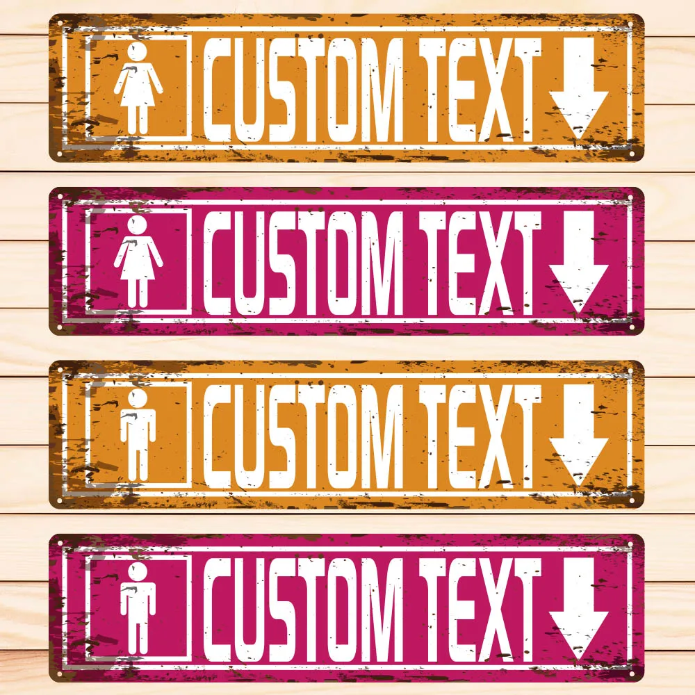 

1pc Personalized Boys and girls Custom Metal Street Sign Personalized Text Wall Decor for Room Decor Vintage Rustic Retro Street