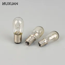 1pcs/set 220V Sewing Machine LED Bulb E12/BA15D/E14 15W Threaded /Plug-in Incandescent Lamp Corn Fridge Lighting Craft Warning