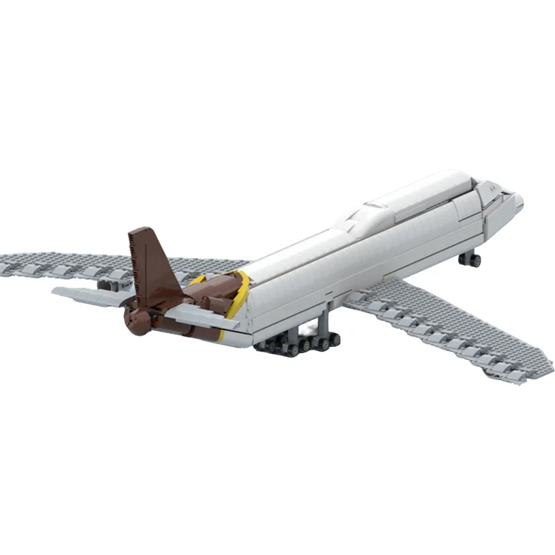 1778 Piezas MOC Icons, Bloques de Construcción de Modelo de Avión Boeing de UPS, Juguetes de Arquitectura, Idea Creativa, Educación, Regalos de Navidad, Ladrillos para Niños