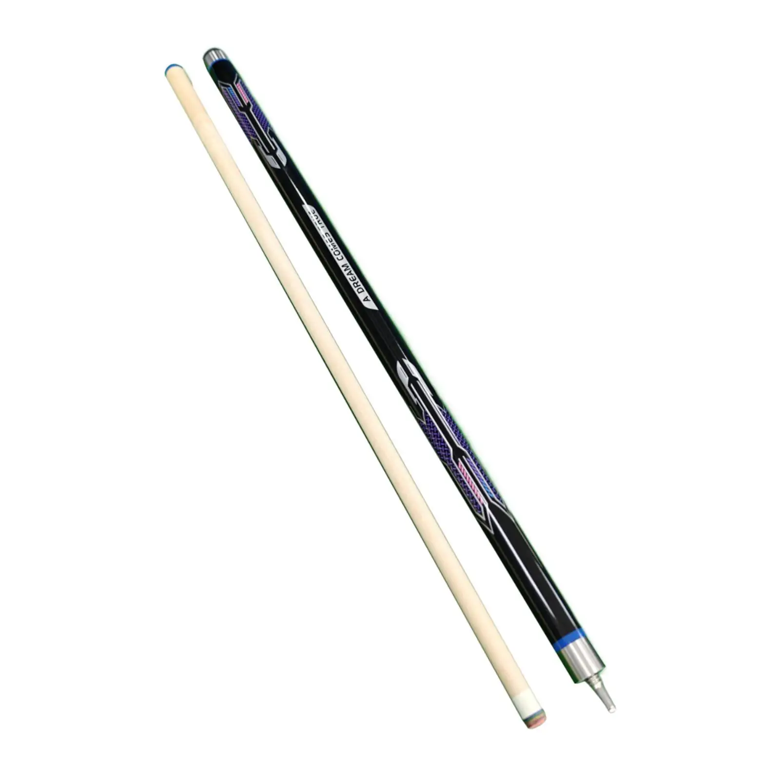 Pool-Queue-Stick, 13 mm Spitze, tragbar, stilvoll, Billardstab, Holz-Billard-Queue für Anfänger, Männer, Frauen, Anfänger, Übungswettbewerb