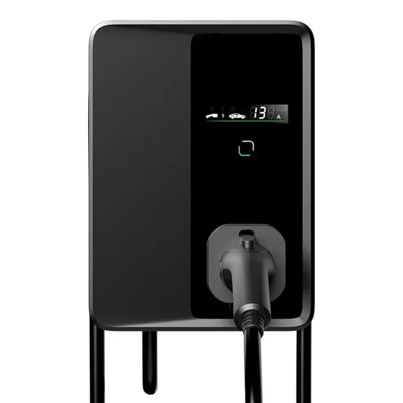 Latest Home Electric Vehicle Wall Box Charging Station 240 Volt Single Phase Electric Vehicle Charger with UK Plug and RFID Card