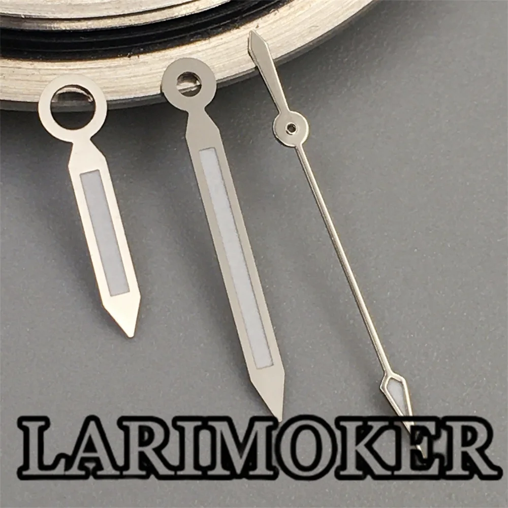 LARIMOKER Black Silver Gold Blue Rose Gold Watch Hands Green Luminous Hands fit NH35 PT5000 Movement