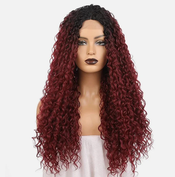 23 Inch Kanekalon Futura Synthetic Hair Curly Lace Front Wig