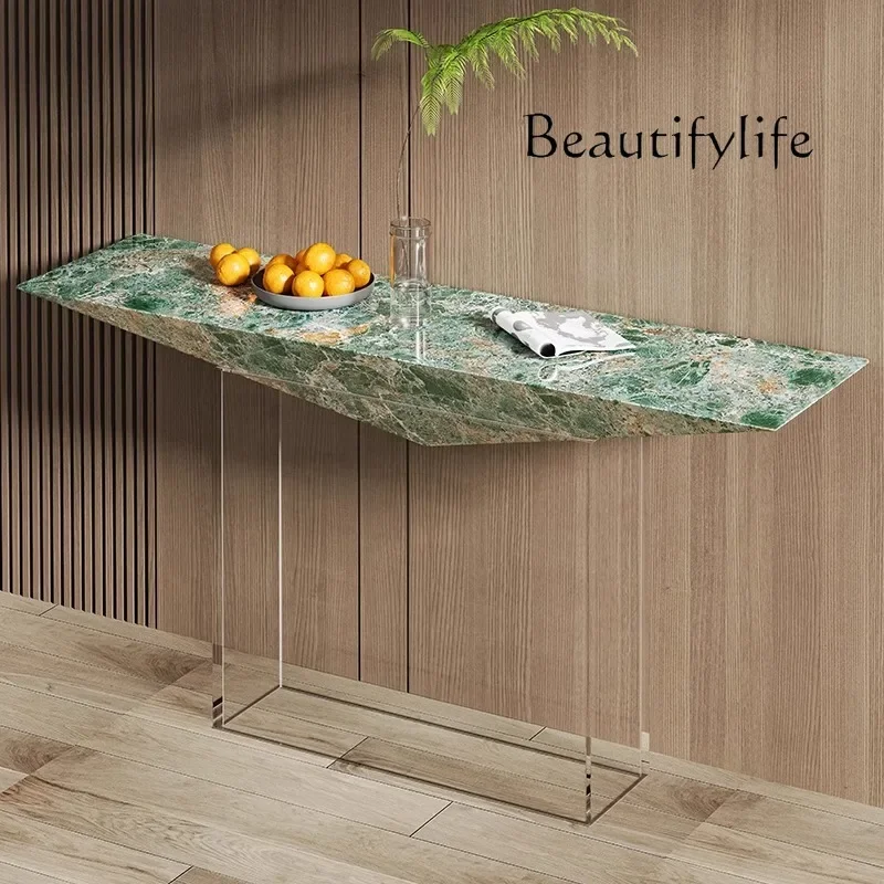 BX Green Light Luxury Entrance Cabinet, Facing The Door, Partition, Living Room Cabinet, Storage End View Table, Aisle Cabinet A