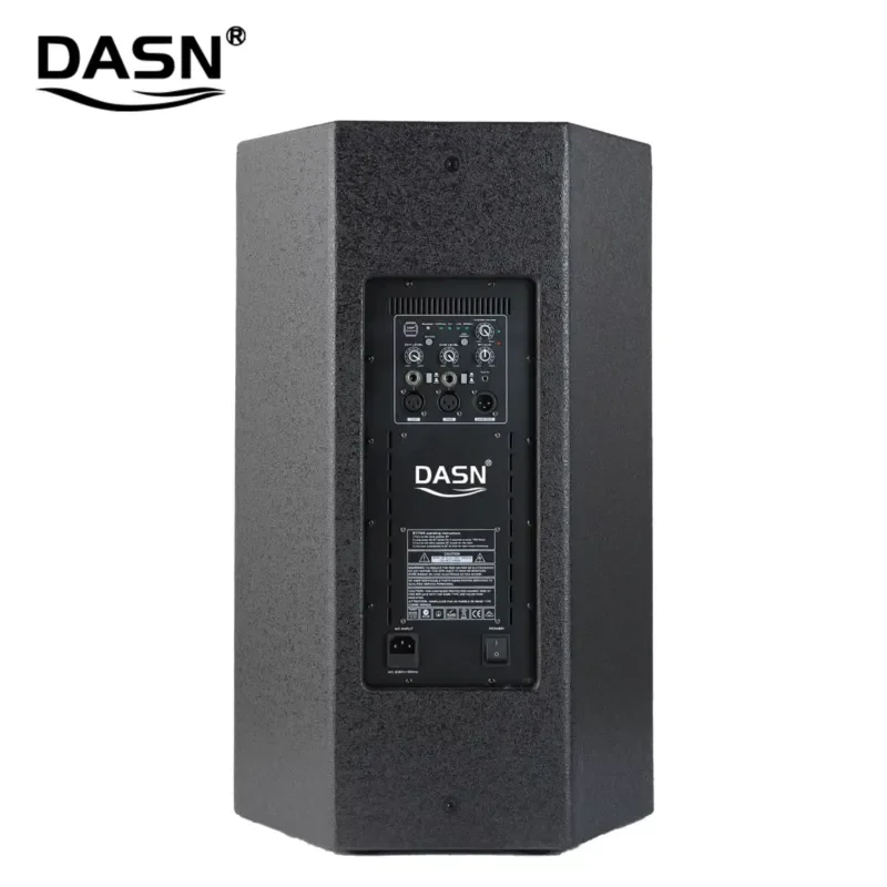 For DARN H15DE 15 Inch 2000W DSP Active Professional Full Range Wood Cabinet Speaker Home Stage DJ Sound System