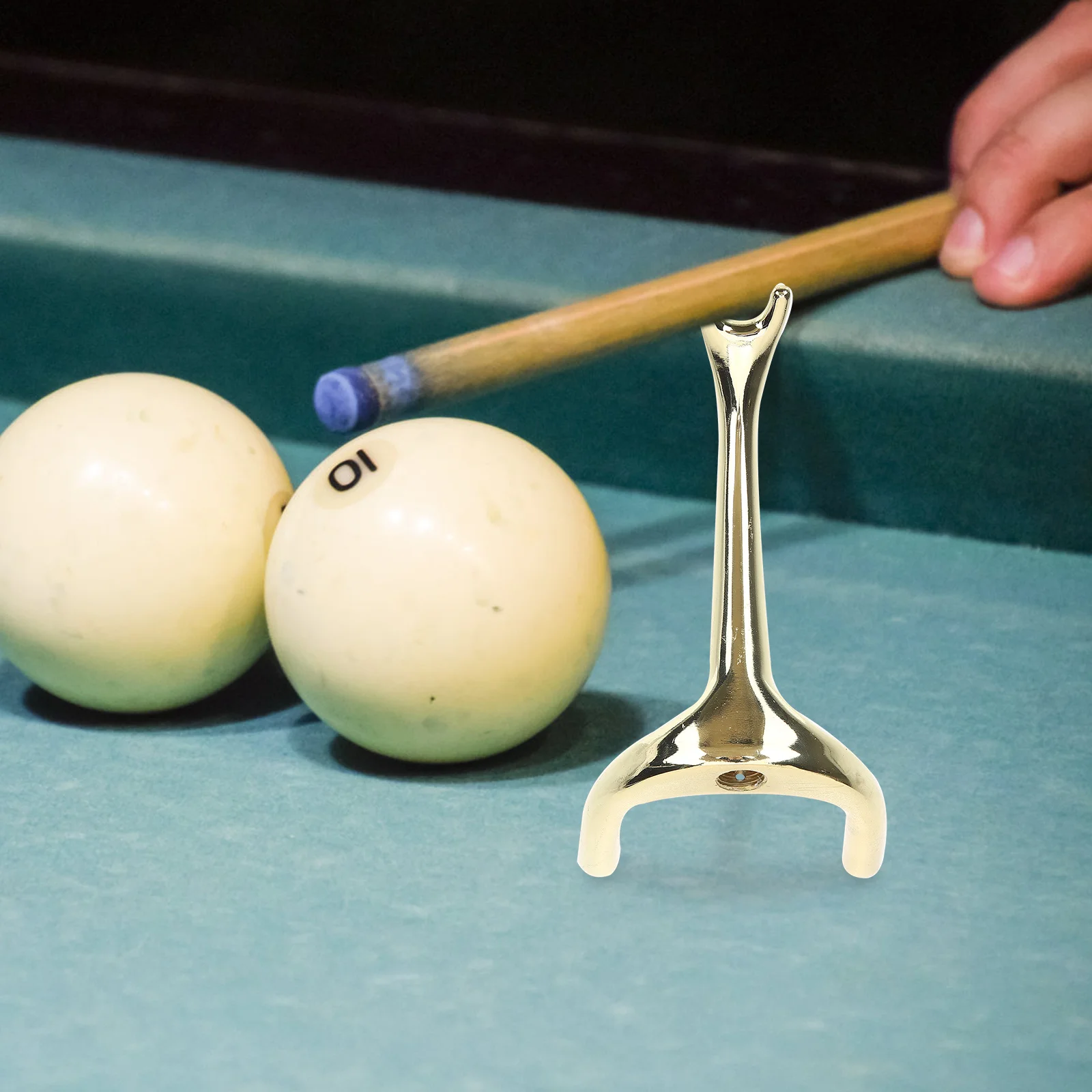 

Professional Snooker Pool Cue Bridge Sturdy Metal Stick Stand Easy Use Durable Support for Billiards
