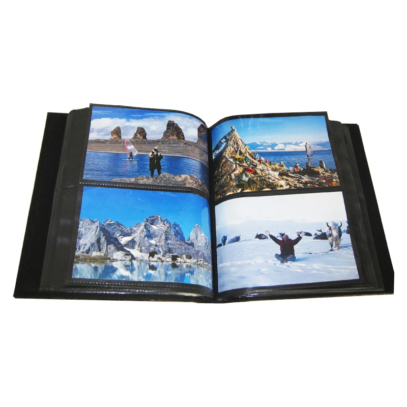 Big 6 Inches 4D Photo Album Imitation Leather PU Cover Picture Album Welding Gift 4.5*6\