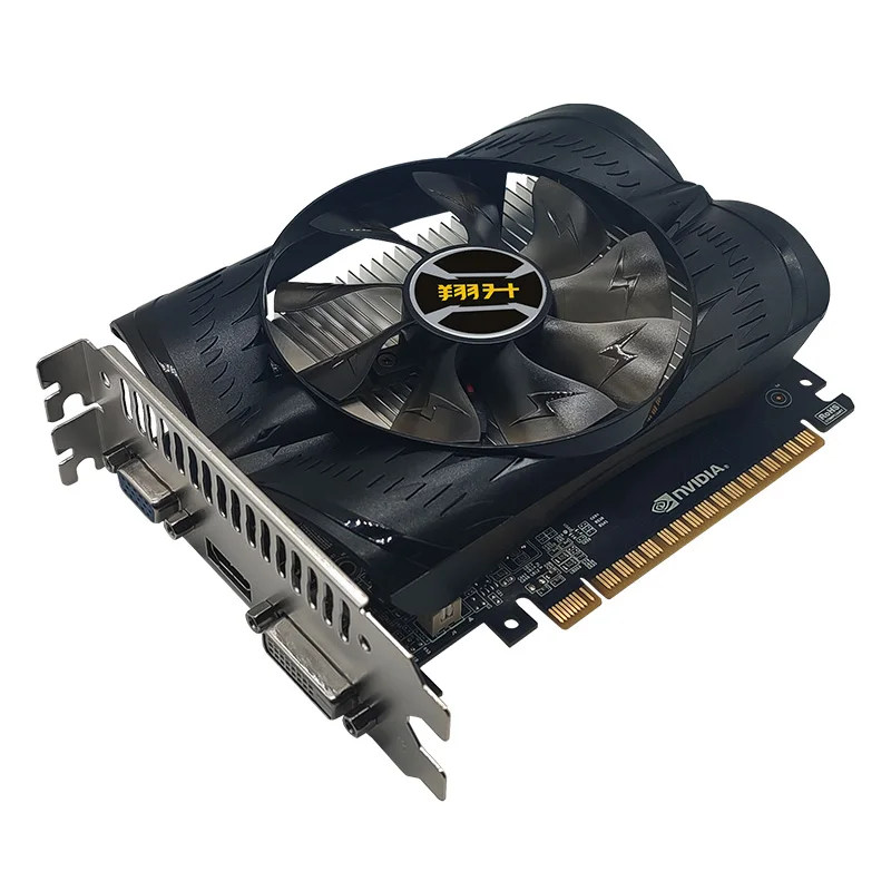 Видеокарта ASL NVIDIA GeForce GT 730, 2 Гб, GDDR5, 64 бит, PCI-E 2,0 с HDMI-совместимой видеокартой DVI VGA для ПК