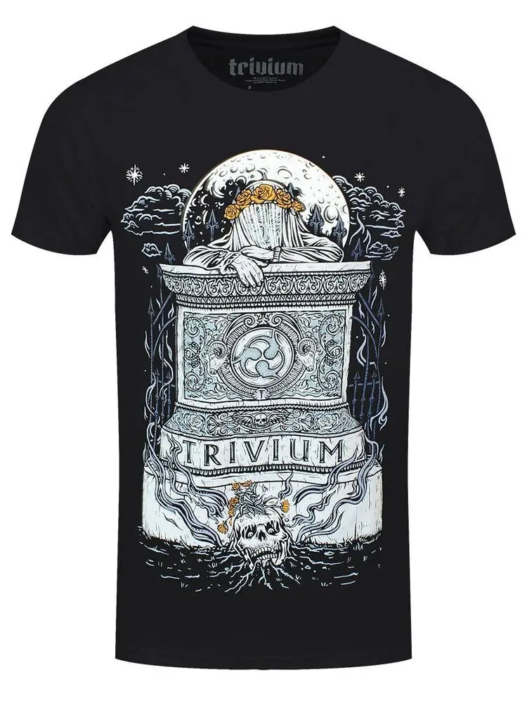 Trivium Tomb Rise Mens Black T-Shirt  Unisex T-shirts  brand vintage