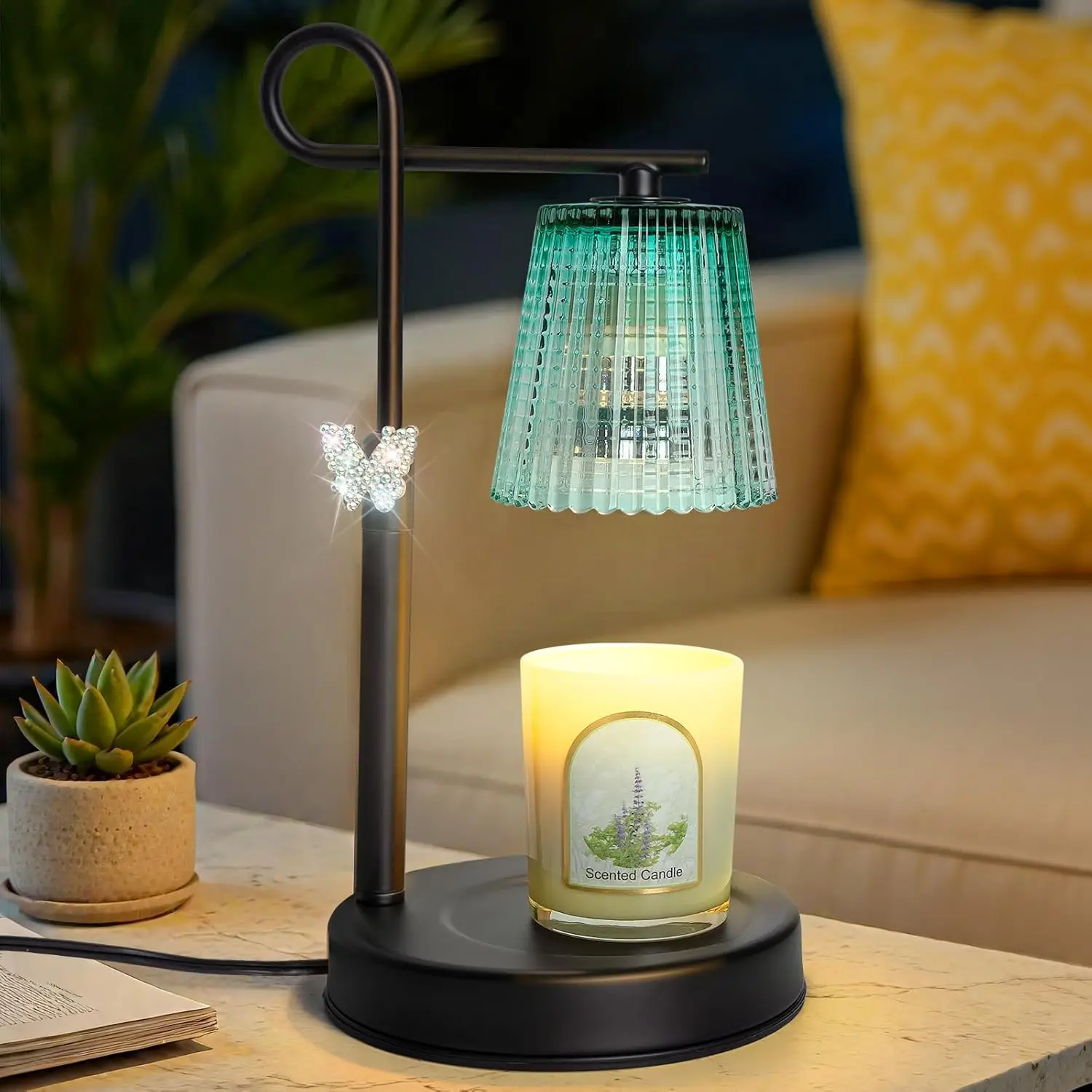 

Лампа-подогреватель для свечей с таймером и регулировкой яркости, воскоплав для домашнего декора и подарков