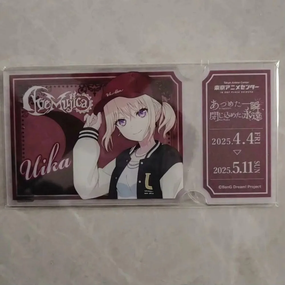 

Bang Dream Misumi Uika Cosplay Acrylic Stub Ornament Anime Lovers Collect Birthday Gifts