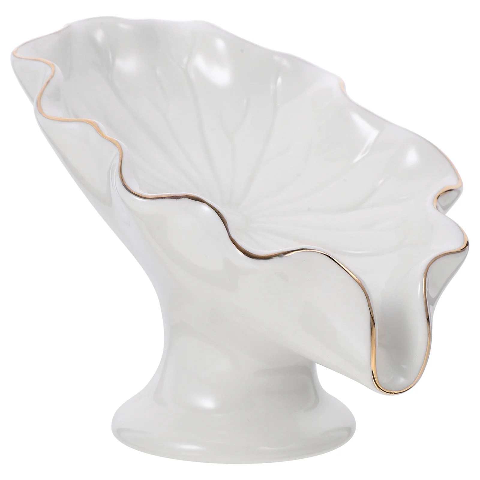 

Ceramic Soap Holder Wear-Resistant Drainable Dish for Bathroom Kitchen Shower Vanity Organizer Decor Soap Dish