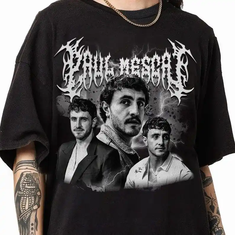 Camiseta PAUL MESCAL de los años 90 - Paul Mescal Bootleg Tees, Regalos para fanáticos, Paul Mescal Vintage Retro Shirt