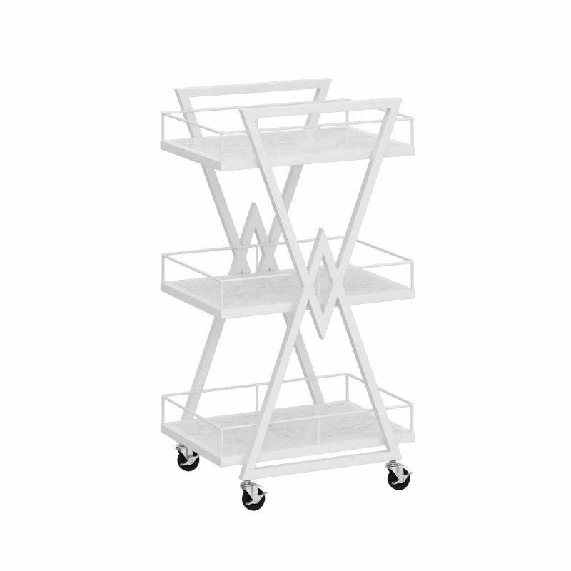 Equipment Hair Salon Trolley Beauty Cosmetic Lash Storage Salon Trolley Medical Carrello Portaoggetti Salon Furniture RR50ST