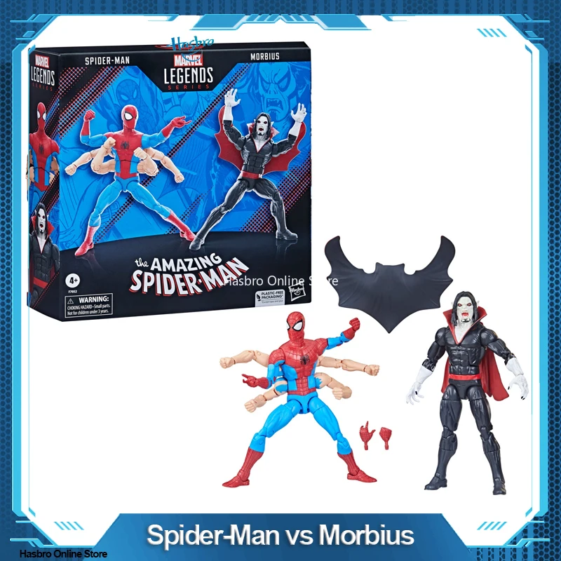 

Presale Hasbro The Amazing Spider-Man Marvel Legends Pack 2 Figurines Spider-Man & Morbius F7052