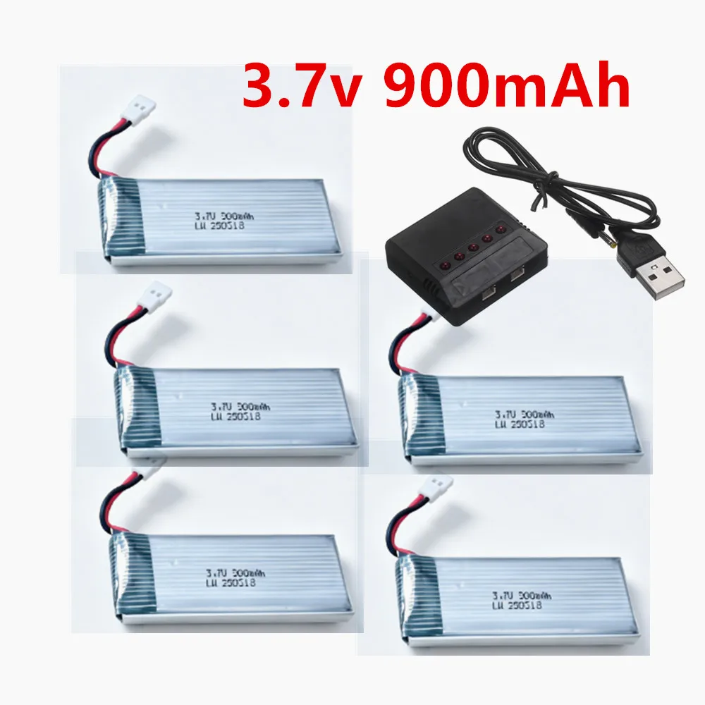 3.7V 900mAh 30c Lipo Battery 752560 for 8807 8807W A6 A6W M68 x5 x5c RC Quadcopter Drone Spare Part