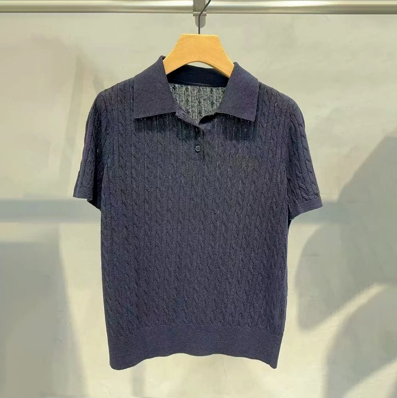 

High-End Women's Knitted Ne ort Sve Sweater Autumn Winter New Sle College Sle Texture Knitwear Fem Faion