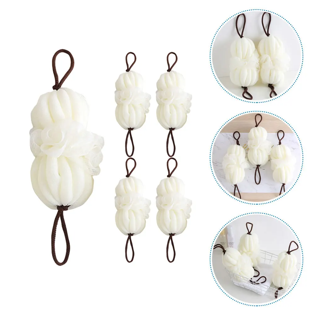 

Exfoliating Sponge Bath Ball Body Loofah Poufs Shower Cartoon Loofahs or Accessories Bride
