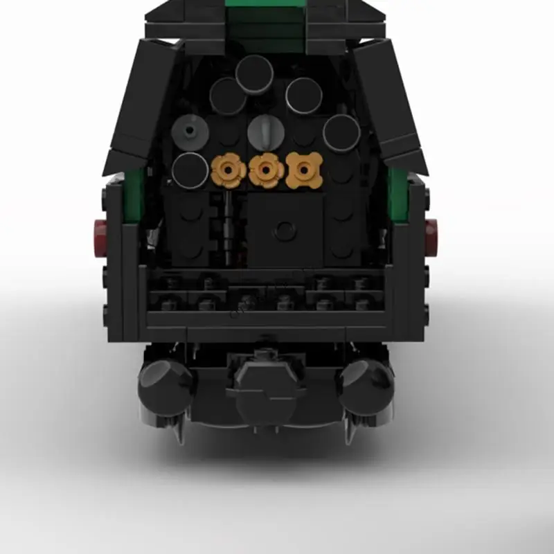 Novo 1106 pçs cidade trem técnico faixas ferroviária moc nzr ka modelo de motor a vapor blocos de construção diy idéias criativas crianças brinquedos presentes