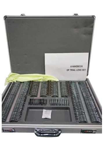 2026/Optical Trial Lens Set TLS-266  Ophthalmic Instrumental Lens 266 pieces Optical Trial Frame Kit Set Plastic Ring