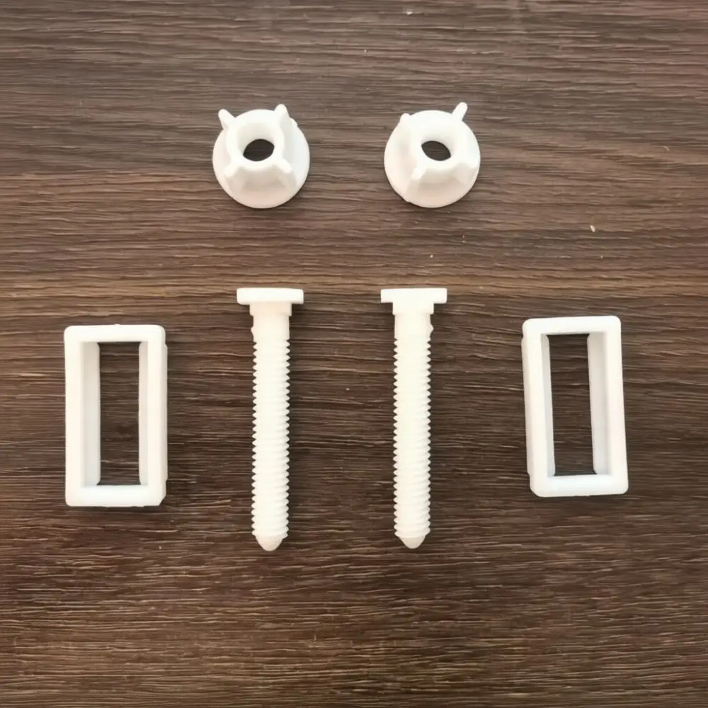 Replacement Toilet Seat Fixing Screw Kit Expansion Bolt Hardware Durable Parts For Bathroom Commode Lid Installation