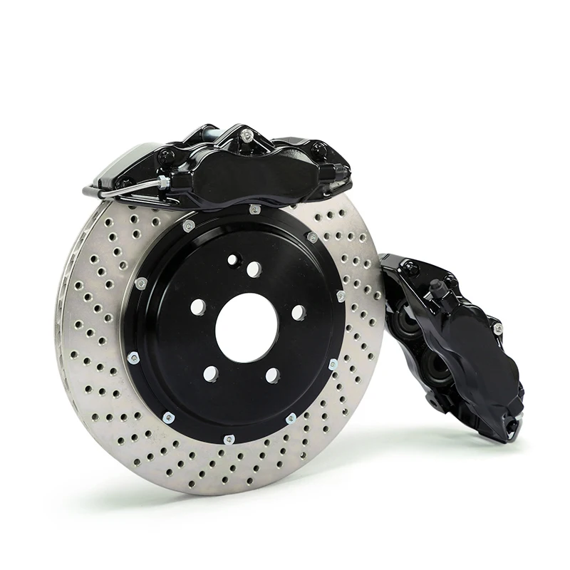 Aluminum Alloy 4 Pots Big Brake Kit 9200 Brake System Modified Rear Racing Brake Caliper For 300 mm 330 mm 343  mm Rotor Pads