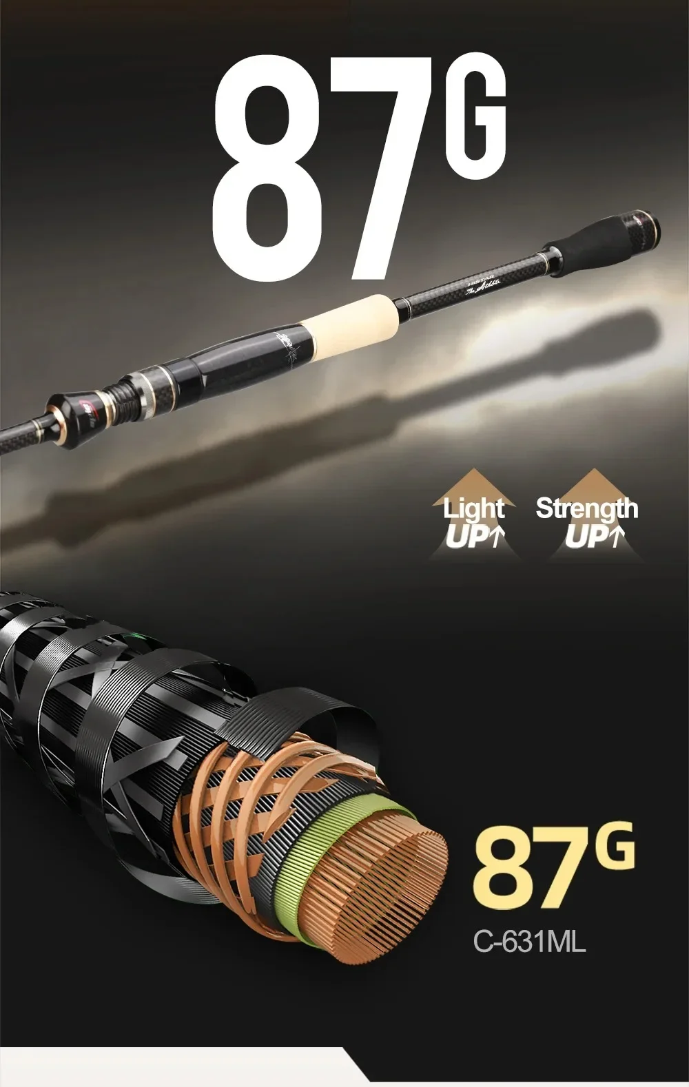 HSD Fishing Rod M40X T1100 46T TORAY High Modulus Carbon Tape  Spinning fishing rod Casting with Protective Storage Bag