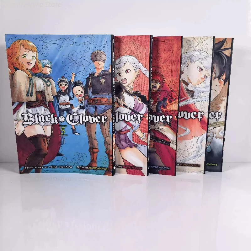 Anime B-Black Clover Manga Vol.1‑35 Full Complete Set, English Edition High‑Definition Printing Magic Shonen Comic Book