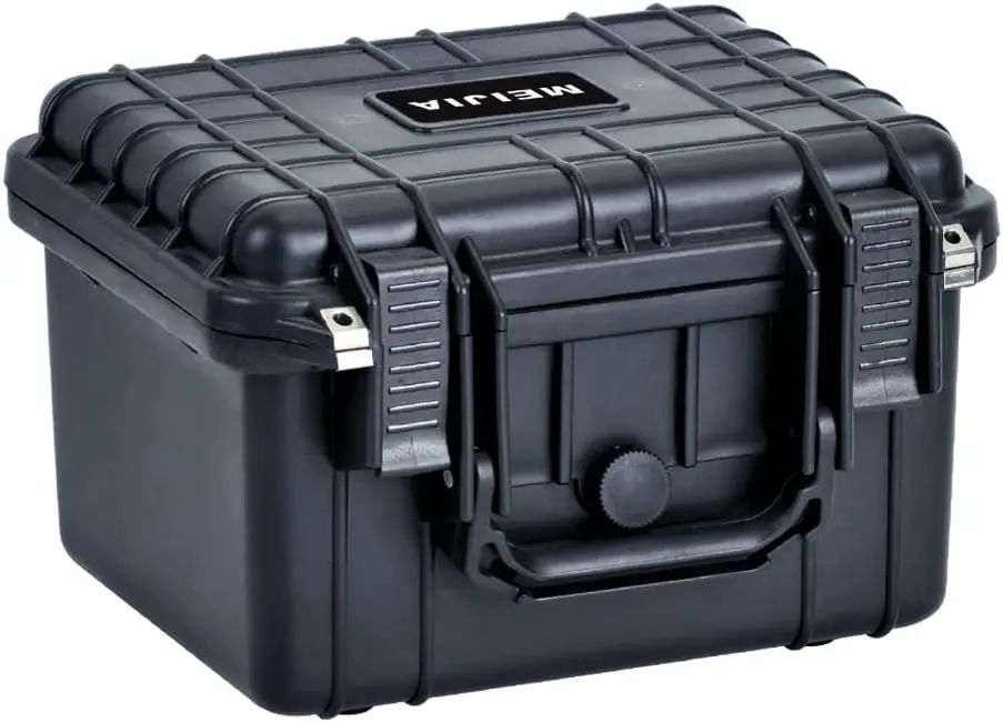 

Portable Waterproof Camera Case for Drones & Gear, Elegant Black, 10.62 x 9.68 x 6.87in