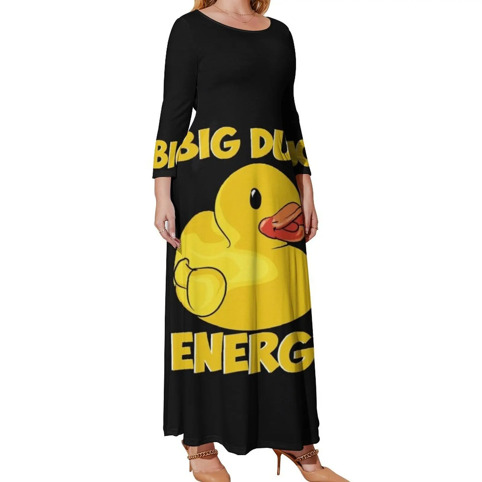 

Big Duck Energy (for dark cloths) Long Sleeved Dress women's summer jumpsuit Party dresses for women dresses summer woman 2024