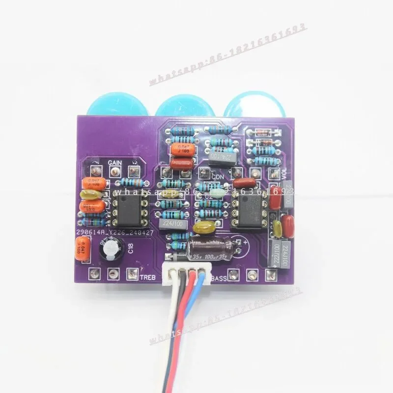 1PCSNEW Diy Handmade Electric Guitar Effects Unit Shred Reproduction Distortion Single Effect Unit Circuit Board