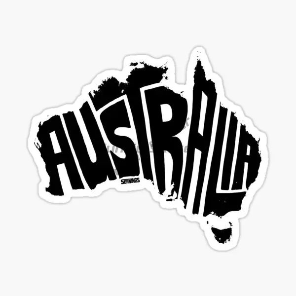 

AUS Australia Flag Map Kangaroo Emblem Creative PVC Car Stickers Decoration Accessories Decal