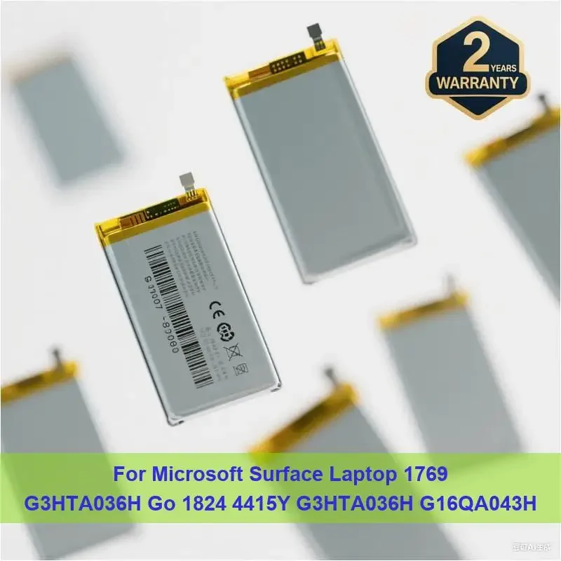

Battery For Microsoft Surface Laptop 1769 G3HTA036H Go 1824 4415Y G3HTA036H G16QA043H