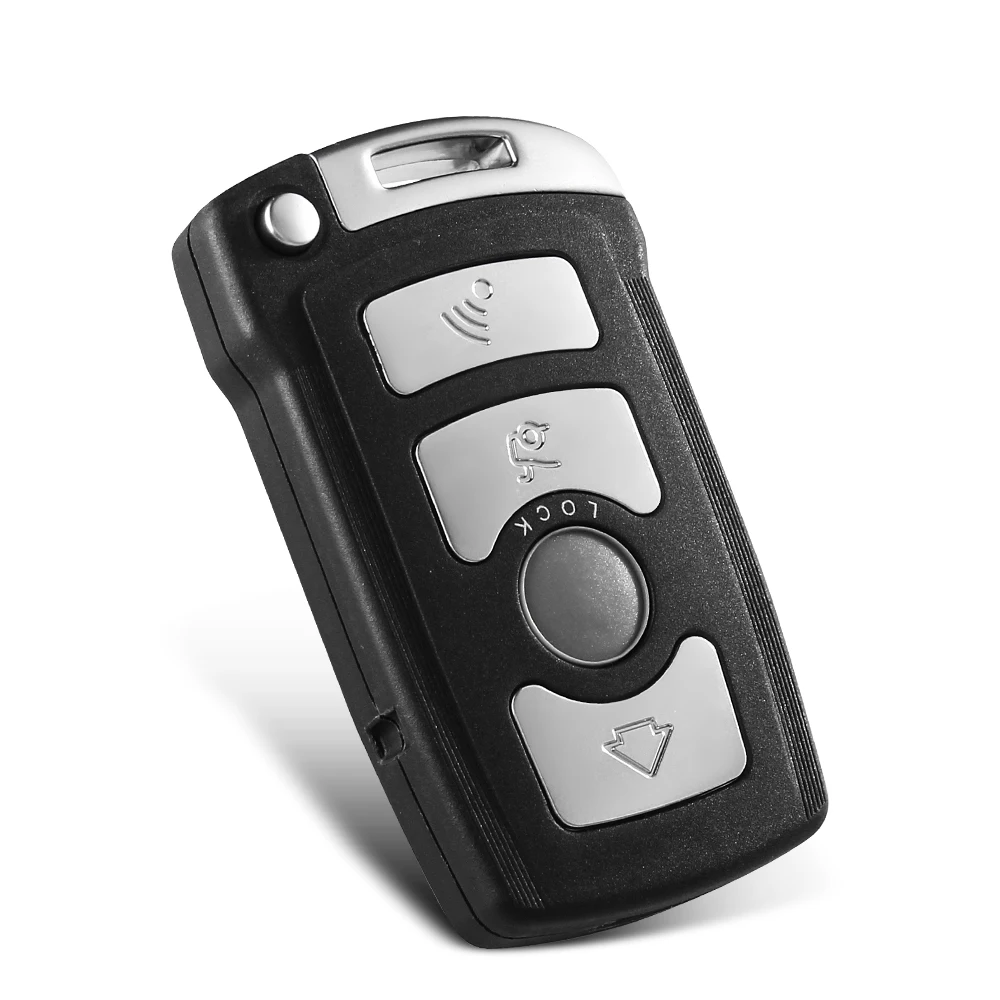 KEYYOU 3 Buttons Smart Car Remote Key Shell Case For BMW 7 Series E65 E66 E67 E68 745i 745Li 750i 2002-2008