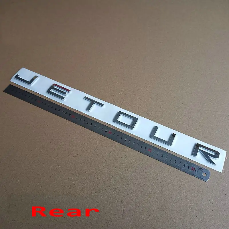 For JETOUR X90 Trunk label Rear endmark Letter label Displacement indicator Logo Sticker Emblem Accessories