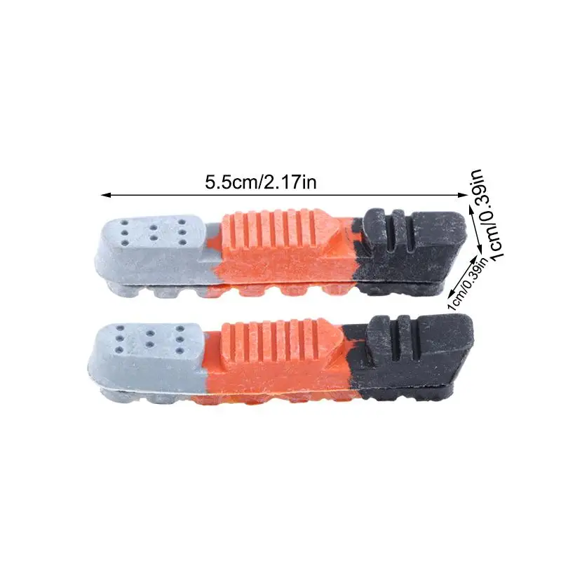 1 Pair Bike Brake Pad Replacement Drawer Type 3 Color Options Road and Urban Bicycle Upgrade Reliable Performance