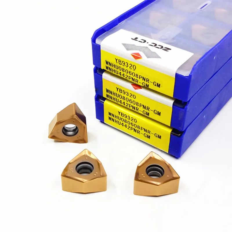 ZCC CT Original WNHU060404PNR-GM  Milling Inserts WNHU 060404PNR GM Lathe Tool Carbide Milling Turning Tools