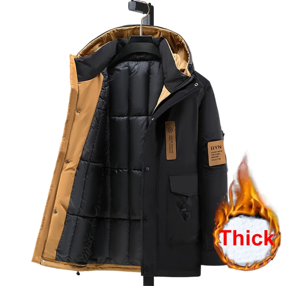 

Зимние парки-карго, мужские теплые толстые куртки, пальто размера плюс 10XL, парки, модная повседневная зимняя куртка, мужской большой размер 10XL