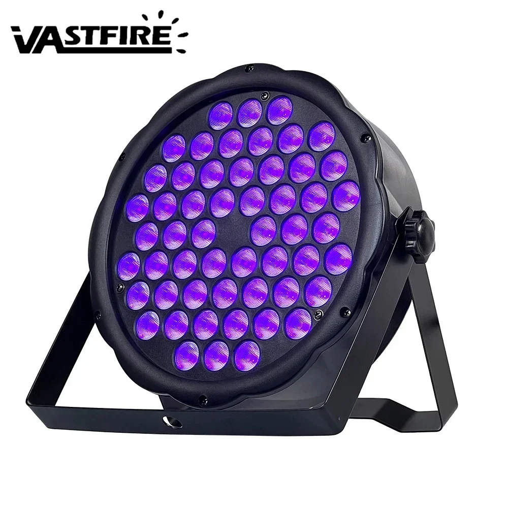 VASTFIRE RGB Stage Par Lights DJ Disco UV Black с дистанционным управлением и DMX-совместимостью для профессиональных сцениче...