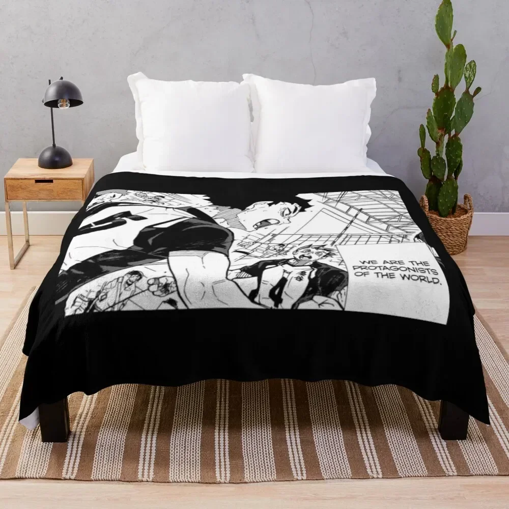 

protagonists of the world - bg Throw Blanket Warm Napping Blanket for Office Couch Bed