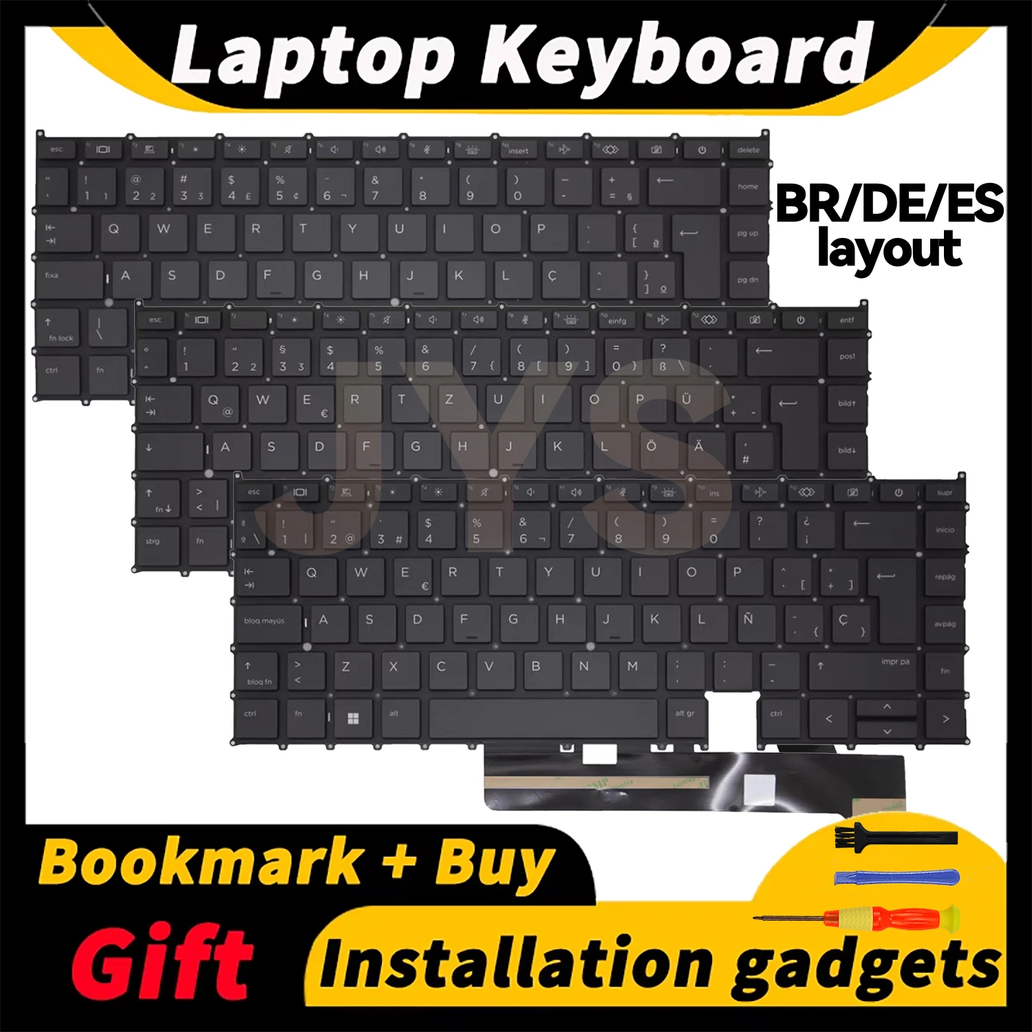 

Suitable for HP EliteBook 1040 G7/1040 G8 laptop replacement keyboard with backlit BR/DE/SP/LASP/PT/UK/RU layout