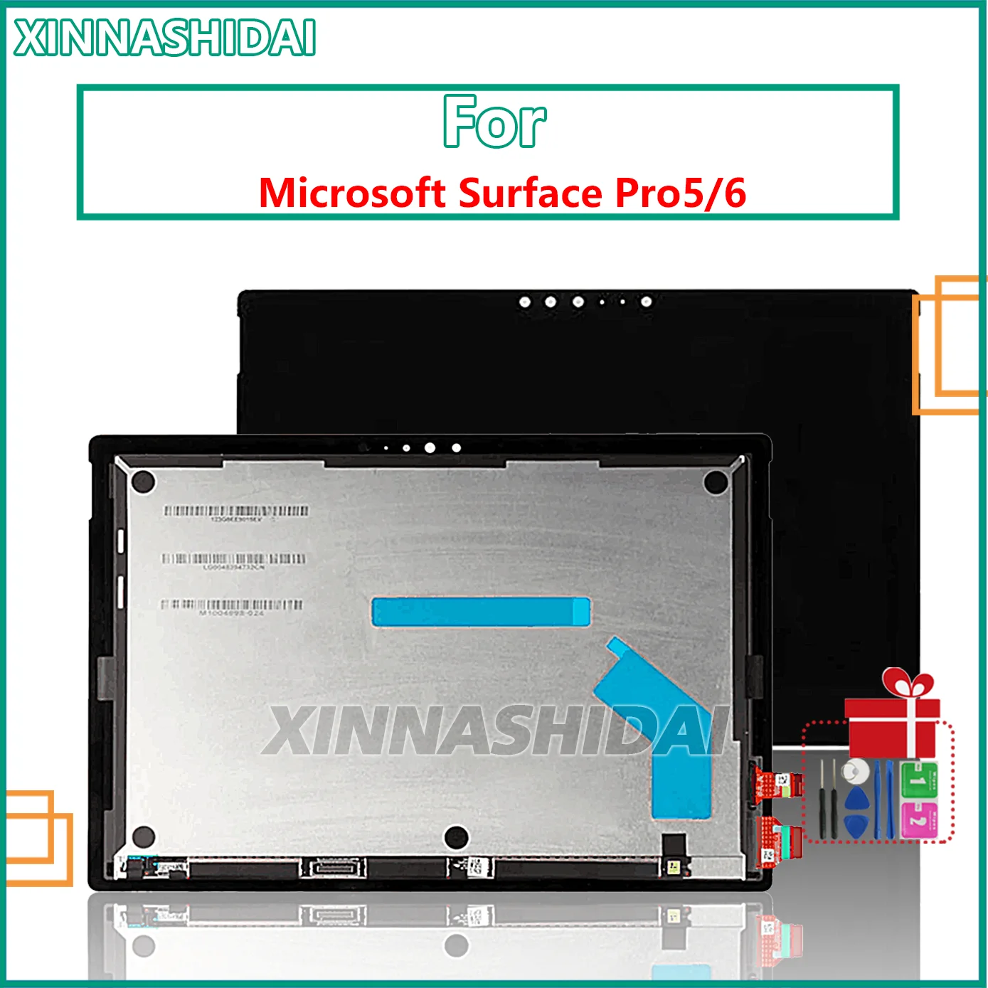 Neu getestet für Microsoft Surface Pro 5 1796 Pro6 1807 LCD-Display Touchscreen Digitalis ierer