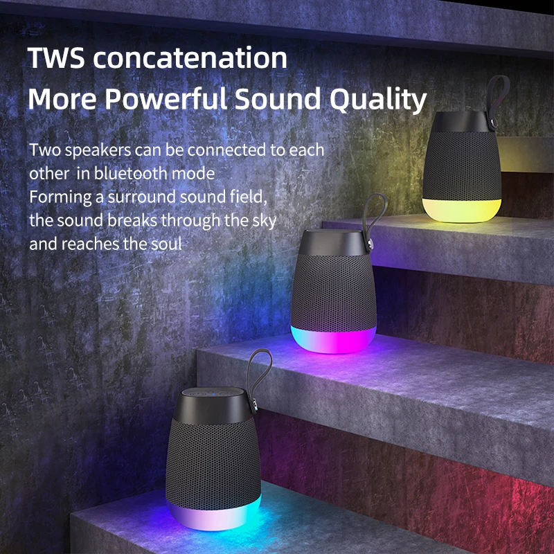 Speaker Bluetooth 5.0 Portabel - Audio Music Mp3 Free ulasan dan harga