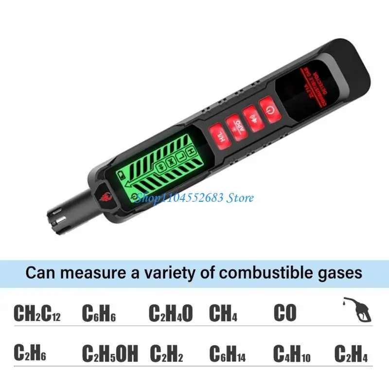 Y6GD Combustible Gas Leak Detectors Gas Analyzers with Immediate Warning for Construction Workers