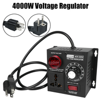 Variable Voltage Controller Voltage Regulator High Power For Light Speed Temperature Volts AC 220V 4000W Adjustable Dimmer