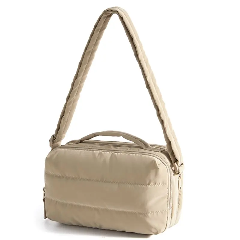 ABRT-Water-Resistant Travel Crossbody Bag For Women With Expandable Bottle Pocket Student Harajuku Shulder Bag